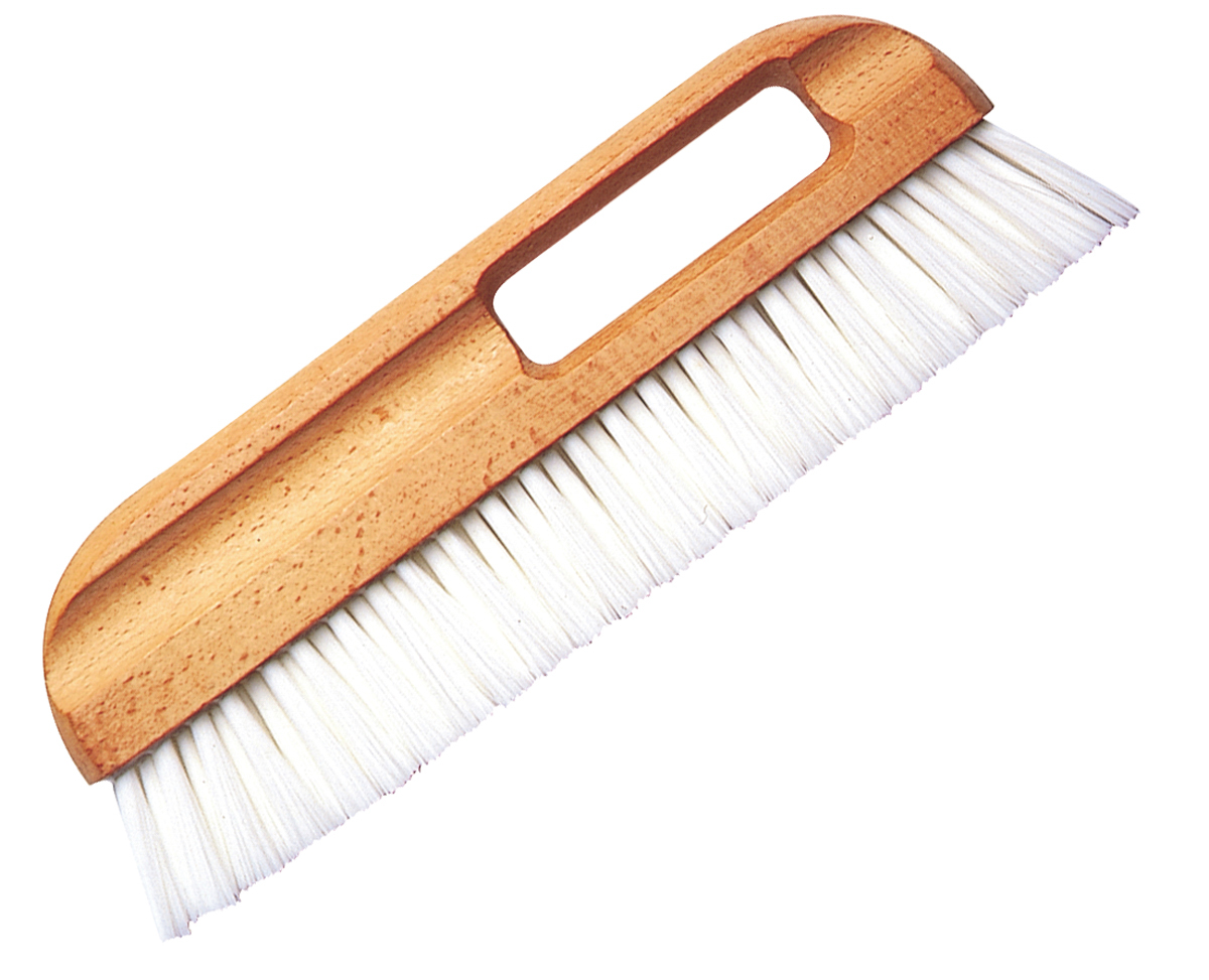 WD Tapezierwischer Nylon 32cm Holzgriff